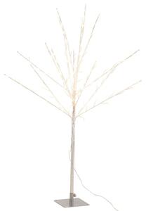 Dekorace stříbrný svítící stromek Tree Bare Led M - 56*56*100 cm - J-Line by Jolipa