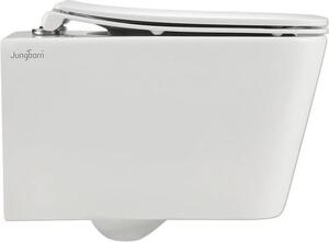 Závěsné WC set Jungborn THREE bez splachovacího kruhu vč. WC prkénka