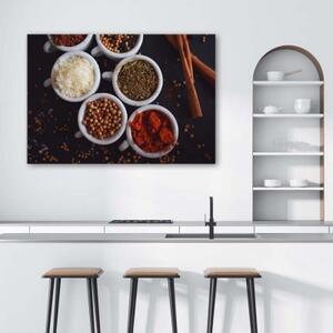 Obraz na plátně Kuchyňské koření - 60x40 cm