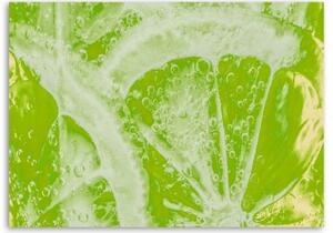 Obraz na plátně Limety v zelené barvě - 100x70 cm