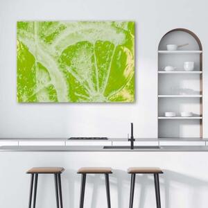 Obraz na plátně Limety v zelené barvě - 100x70 cm