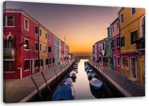 Obraz na plátně Benátky Canal Itálie - 90x60 cm