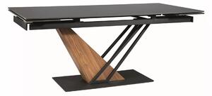 Signal Rozkládací jídelní stůl Genesis 180/240 cm černý/jasan