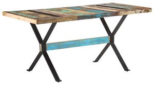Jídelní stůl 160 x 80 x 76 cm masivní recyklované dřevo 321609