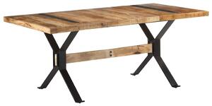 Jídelní stůl 180 x 90 x 76 cm hrubé mangovníkové dřevo 321610