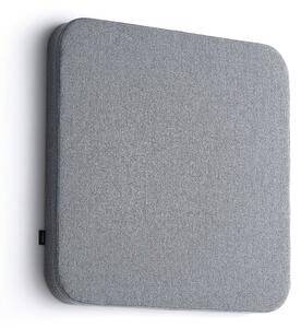 AJ Produkty Akustický panel POLY, zaoblené rohy, 600x600x56 mm, nástěnný, světle šedá