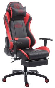 Kancelářská židle Damien černá/červená