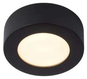 Lucide 28116/11/30 LED přisazené stropní svítidlo Brice 1x8W | 471lm | 3000K | IP44 - stmívatelné, do koupelny, černé