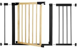 Bezpečnostní zábrana 75-117 cm SPRINGOS BABYLOCK hnědáčerná