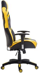 Kancelářská židle Greta černá/žlutá