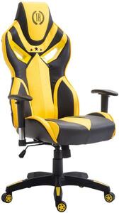 Kancelářská židle Greta černá/žlutá
