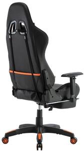 Kancelářská židle Isaac černá/oranžová