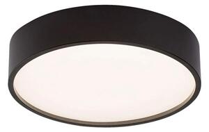 Rabalux 75011 LARCIA - LED černé stropní svítidlo s čidlem, Ø 28,5cm, 19W, 4000K, IP44 (Senzorové svítidlo vhodné do koupelny i chodbu)
