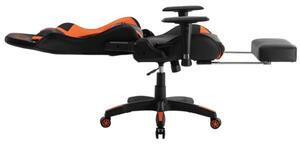 Kancelářská židle Isaac černá/oranžová