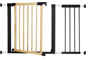Bezpečnostní zábrana 75-110 cm SPRINGOS BABYLOCK hnědáčerná