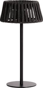 Kave Home Černá zahradní solární LED lampa Aldet