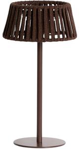 Kave Home Hnědá zahradní solární LED lampa Aldet