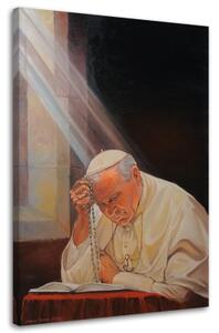 Obraz na plátně Papež Jan Pavel II. - 70x100 cm