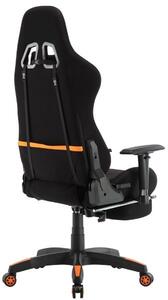 Kancelářská židle Kash černá/oranžová