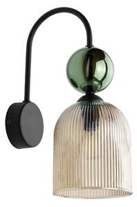 Nástěnné svítidlo SOPHIA 1xE14/10W/230V černá/zelená/kouřová béžová