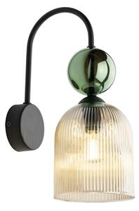 Nástěnné svítidlo SOPHIA 1xE14/10W/230V černá/zelená/kouřová béžová
