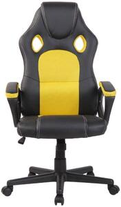 Kancelářská židle Leyla žlutá