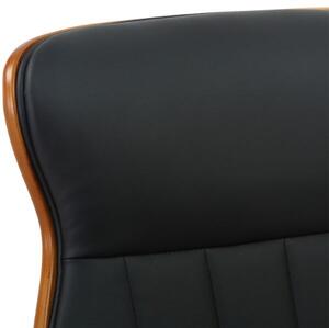 Kancelářská židle Lilian ořech/černá
