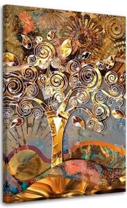 Obraz na plátně Gustav Klimt Strom lásky - 60x90 cm