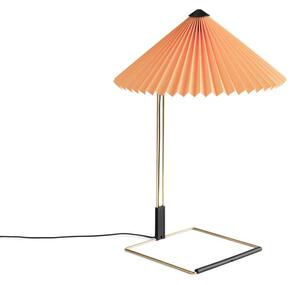 HAY Stolní lampa Matin 380, polished brass / peach AA972