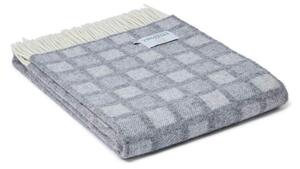 Vlněná deka Manhattan Dove Grey 183 x 150 cm Tweedmill