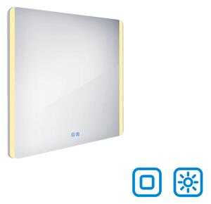 Nimco LED zrcadlo 21W, 80x70 cm se dvěma dotykovými senzory