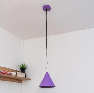 Lustr na lanku ETNA II 1xE27/15W/230V pr. 18,5 cm fialová
