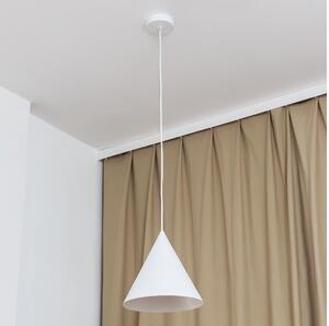 Lustr na lanku ETNA II 1xE27/15W/230V pr. 25 cm bílá