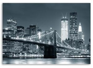 Obraz na plátně New York Manhattan Bridge - 60x40 cm