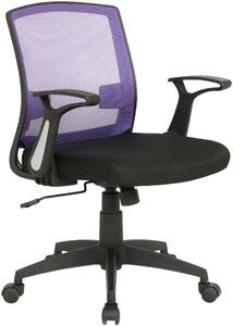 Kancelářská židle Melina černá/fialová