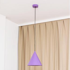 Lustr na lanku ETNA II 1xE27/15W/230V pr. 25 cm fialová