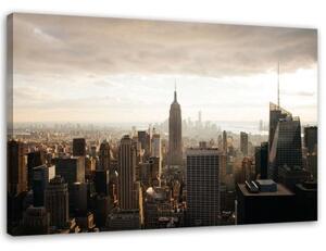 Obraz na plátně Panorama New York - 120x80 cm