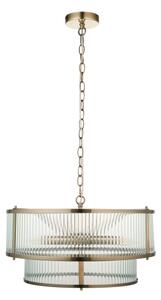 Endon 110944 - Lustr na řetězu RIDGETON 5xE14/6W/230V mosaz