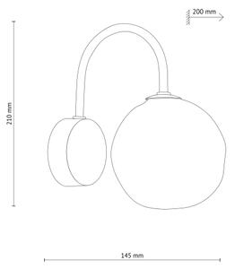 Brilagi - Nástěnná lampa VULCANO 1xG9/8W/230V hnědá/kouřová béžová