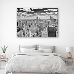 Obraz na plátně Město New York Manhattan - 60x40 cm