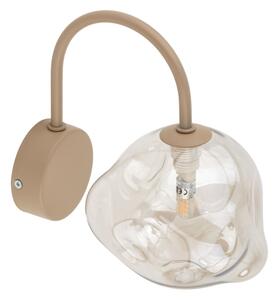 Brilagi - Nástěnná lampa VULCANO 1xG9/8W/230V béžová/kouřová béžová