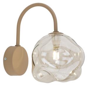 Brilagi - Nástěnná lampa VULCANO 1xG9/8W/230V béžová/kouřová béžová
