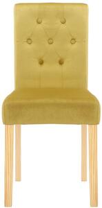 Jídelní židle Belen žlutá