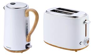 Silvercrest® Kitchen Tools Sada rychlovarné konvice Swkh 3000 B2 a topinkovače STH 900 B2, bílá (800009520)