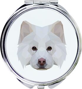 Finský laponský pes, Suomenlapinkoira, Lapinkoira - Zrcadlo s fotografií a geometrickým vzorem od značky Art-Dog