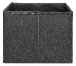 Tmavě šedý látkový box pro modulární policový systém 32x21 cm Z Cube - Tenzo
