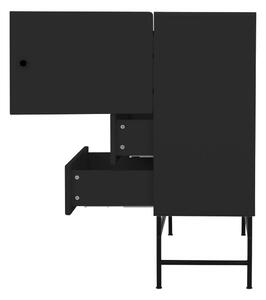 Černá vysoká komoda 106x107 cm Cocktail - Tenzo