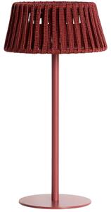 Kave Home Terakotově červená zahradní solární LED lampa Aldet