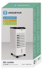 Aigostar - Ochlazovač vzduchu 60W/230V bílá/černá + dálkové ovládání