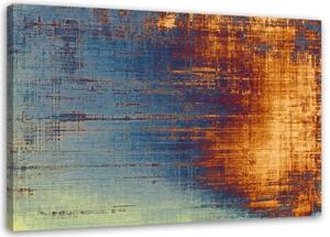 Obraz na plátně Abstraktní měděný kov - 100x70 cm